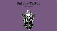 Desktop Screenshot of bigcitytattoo.net